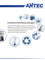 Drehband-Destillationsanlagen